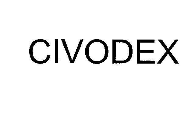Mẫu nhãn hiệu CIVODEX