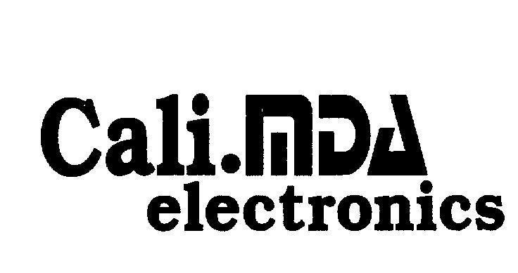 Mẫu nhãn hiệu Cali.MDA electronics