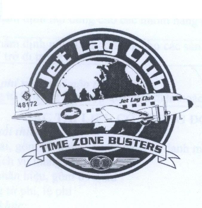 Mẫu nhãn hiệu Jet Lag Club TIME ZONE BUSTERS S 48172