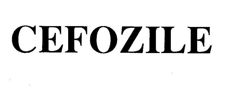 Mẫu nhãn hiệu CEFOZILE