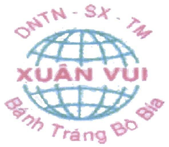Mẫu nhãn hiệu XUÂN VUI Bánh Tráng Bò Bía DNTN - SX - TM