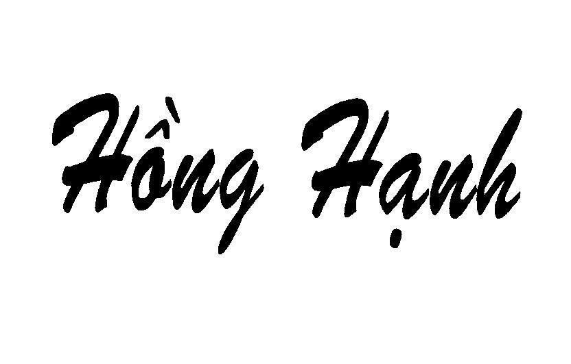 Mẫu nhãn hiệu Hồng Hạnh