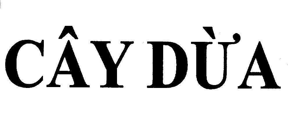 Mẫu nhãn hiệu Cây Dừa