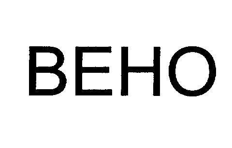 Mẫu nhãn hiệu BEHO