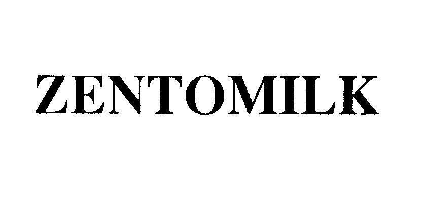 Mẫu nhãn hiệu ZENTOMILK