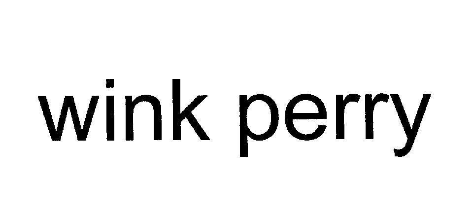 Mẫu nhãn hiệu wink perry