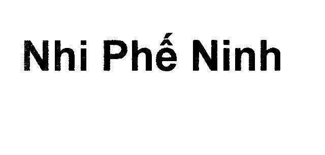 Mẫu nhãn hiệu Nhi Phế Ninh