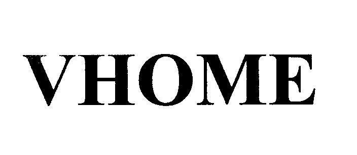 Mẫu nhãn hiệu VHOME