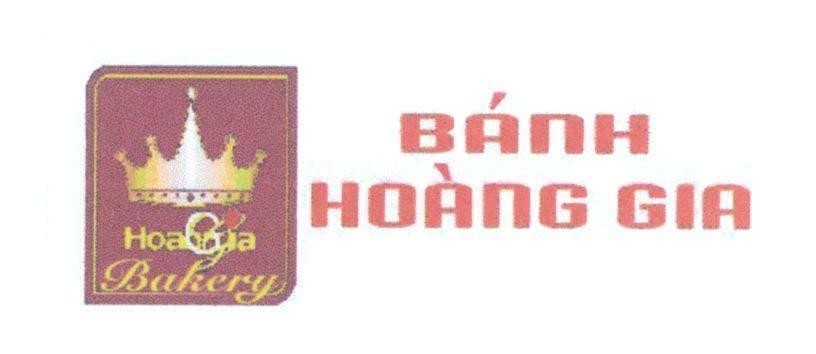 Mẫu nhãn hiệu Bánh Hoàng Gia Hoàng Gia G Bakery