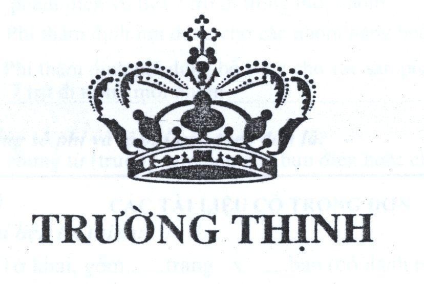 Mẫu nhãn hiệu Trường Thịnh