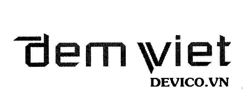 Mẫu nhãn hiệu dem viet DEVICO . VN