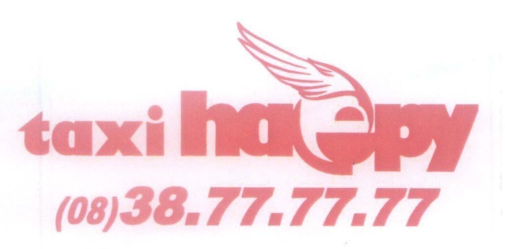 Mẫu nhãn hiệu taxi happy (08)38.77.77.77