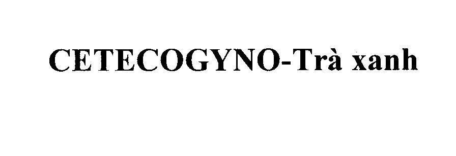 Mẫu nhãn hiệu CETECOGYNO-Trà xanh
