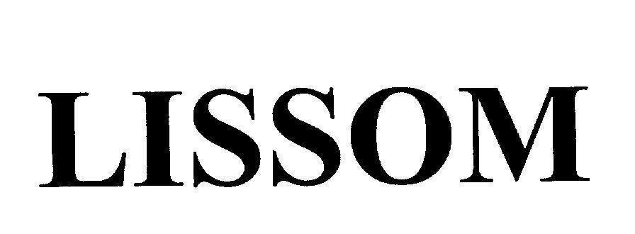 Mẫu nhãn hiệu LISSOM