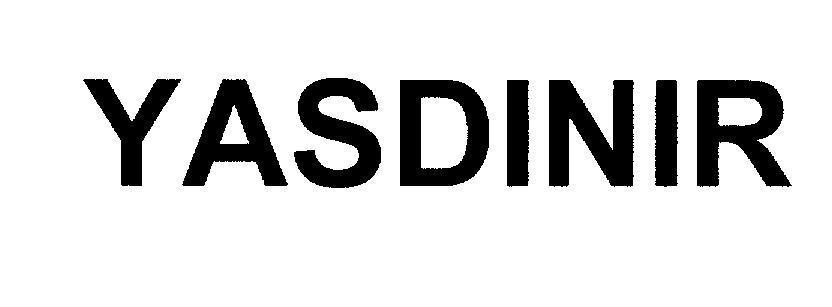 Mẫu nhãn hiệu YASDINIR