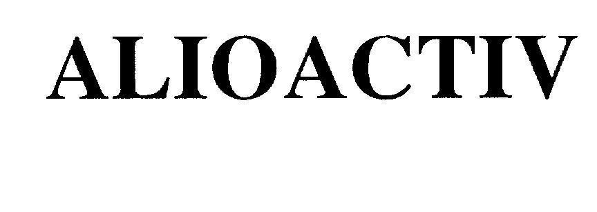 Mẫu nhãn hiệu ALIOACTIV