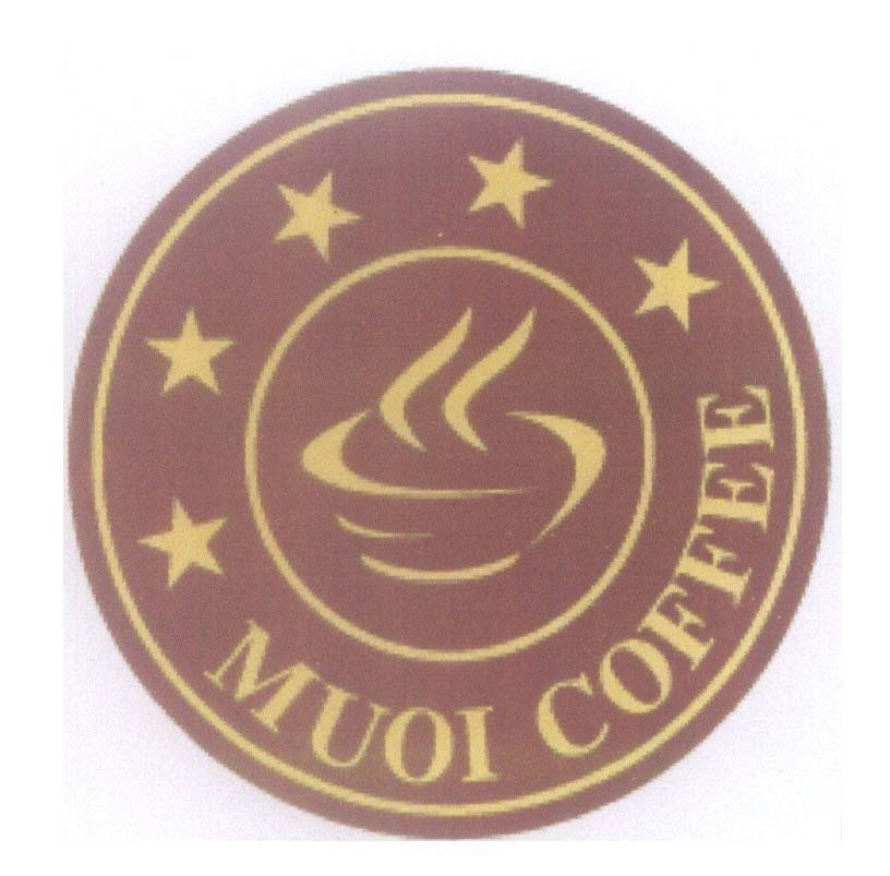 Mẫu nhãn hiệu MUOI COFFEE