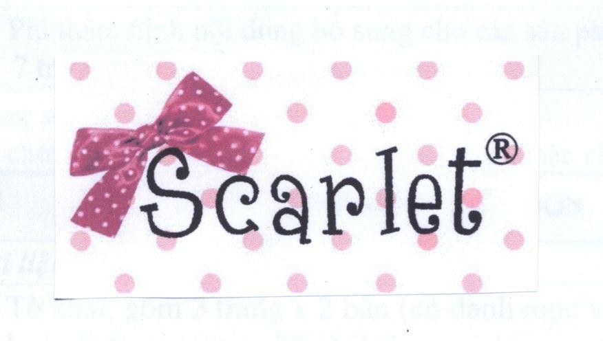 Mẫu nhãn hiệu Scarlet