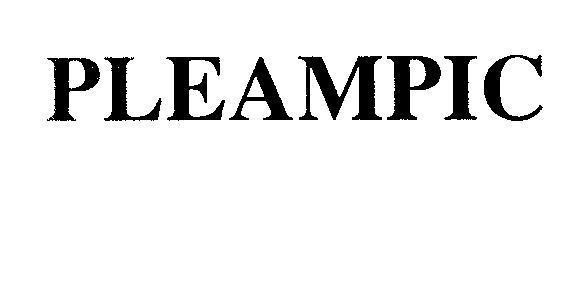 Mẫu nhãn hiệu PLEAMPIC