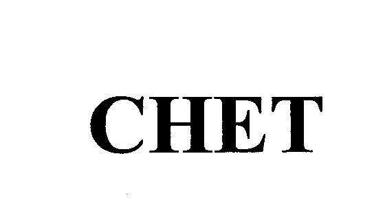 Mẫu nhãn hiệu CHET