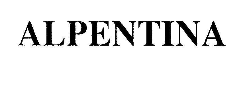 Mẫu nhãn hiệu ALPENTINA