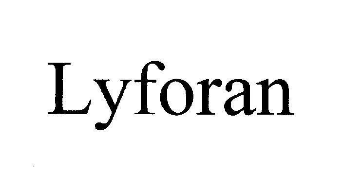 Mẫu nhãn hiệu Lyforan