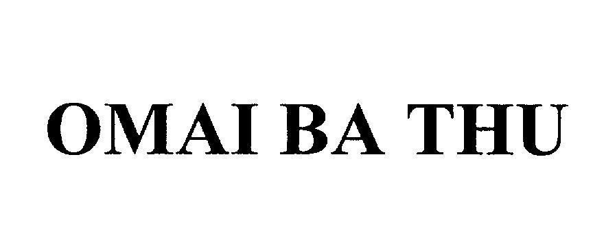 Mẫu nhãn hiệu OMAI BA THU