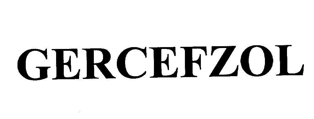 Mẫu nhãn hiệu GERCEFZOL