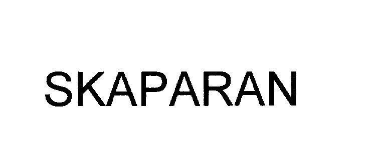Mẫu nhãn hiệu SKAPARAN