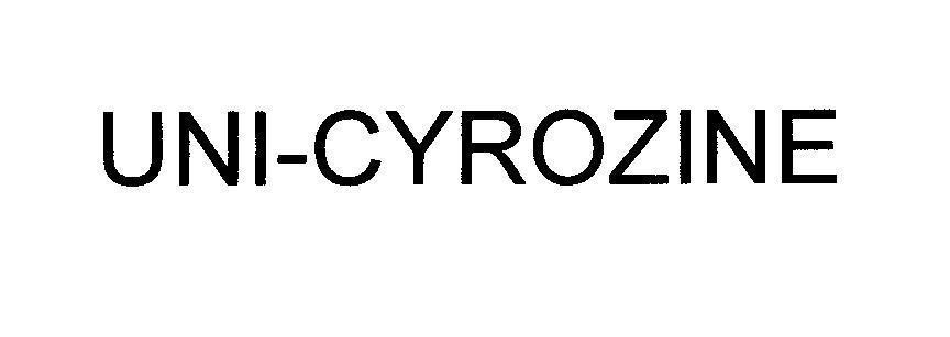 Mẫu nhãn hiệu UNI - CYROZINE