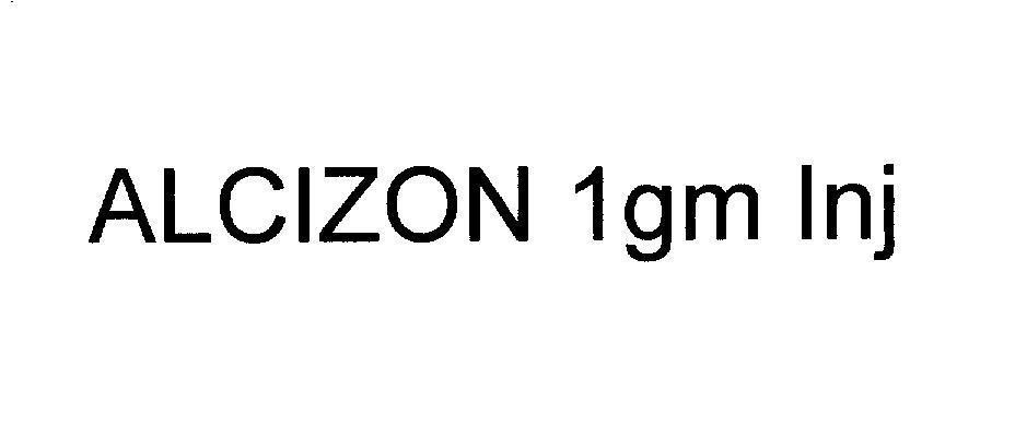 Mẫu nhãn hiệu ALCIZON 1gm lnj