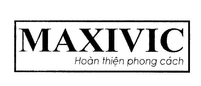 Mẫu nhãn hiệu MAXIVIC Hoàn thiện phong cách