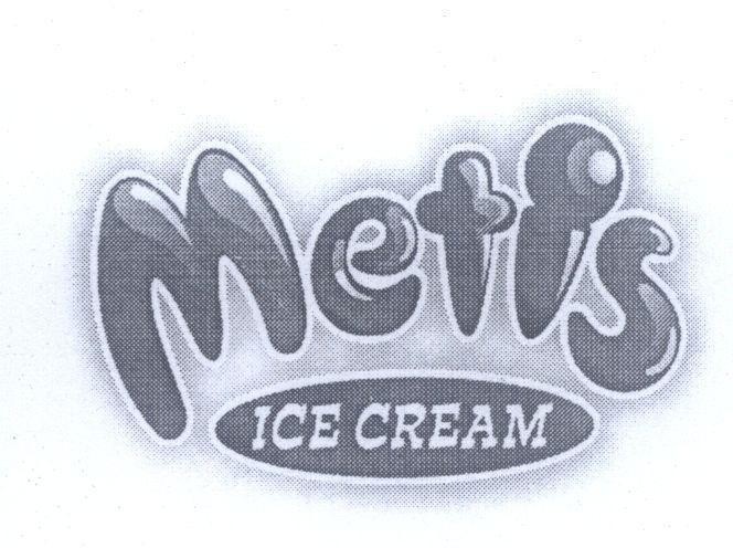 Mẫu nhãn hiệu Metis ICE CREAM