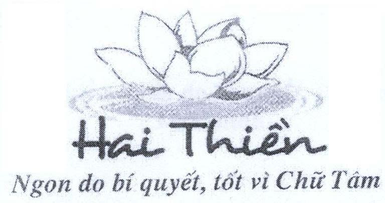 Mẫu nhãn hiệu Hai Thiền Ngon do bí quyết, tốt vì Chữ Tâm