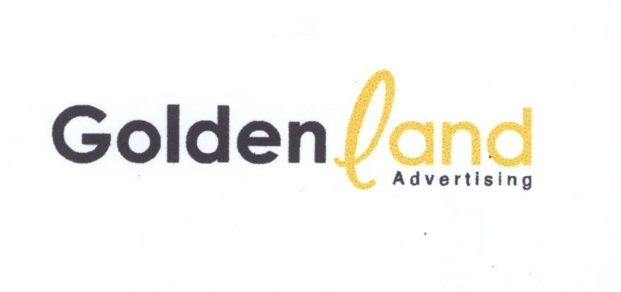 Mẫu nhãn hiệu Goldenland Advertising