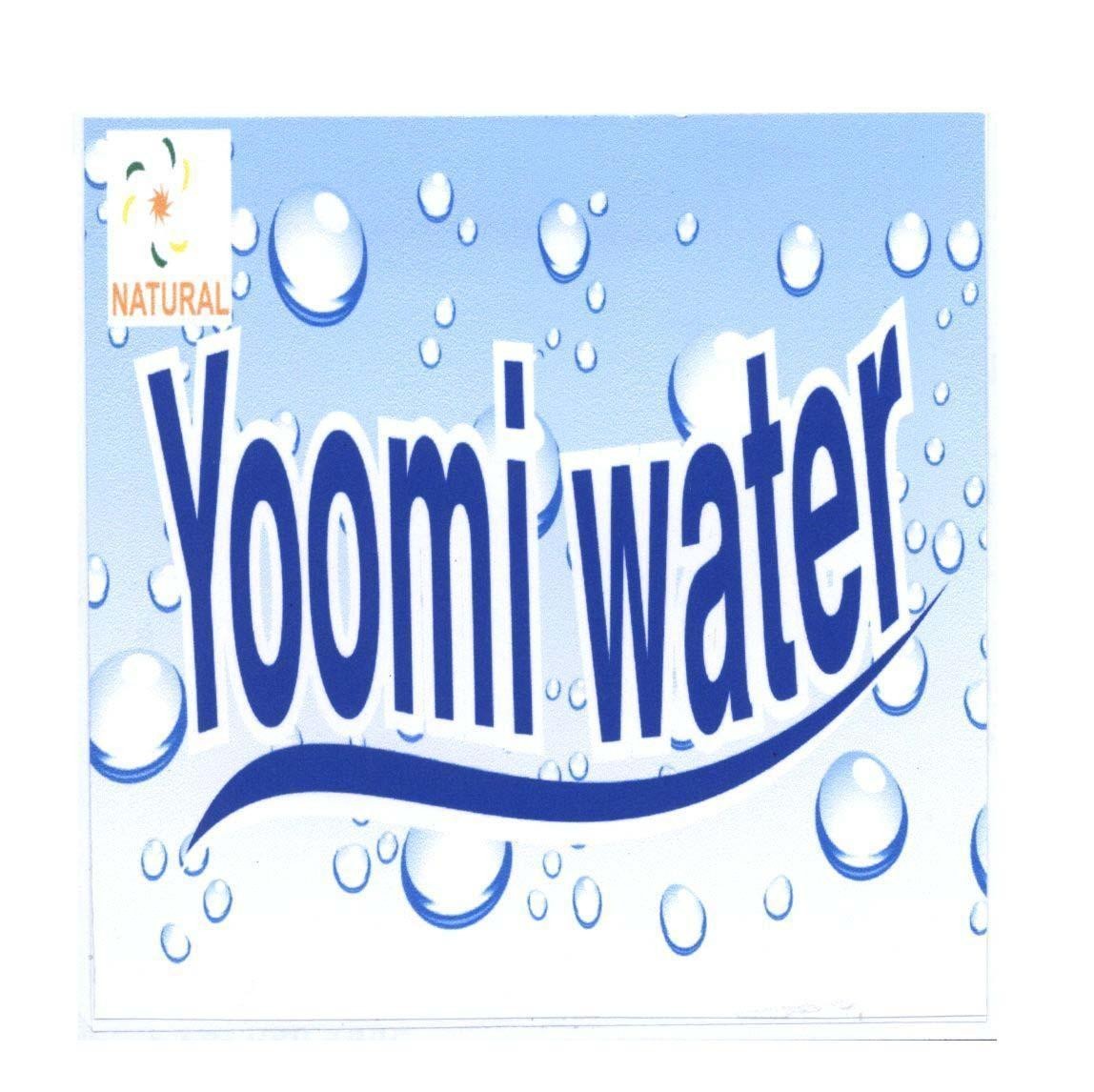 Mẫu nhãn hiệu Yoomi water NATURAL