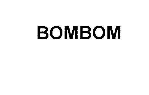 Mẫu nhãn hiệu BOMBOM