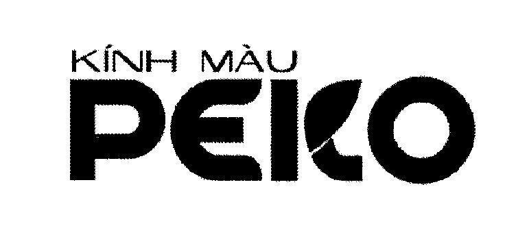 Mẫu nhãn hiệu Kính Màu PEKO PEICO