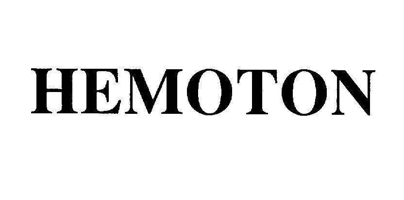 Mẫu nhãn hiệu HEMOTON