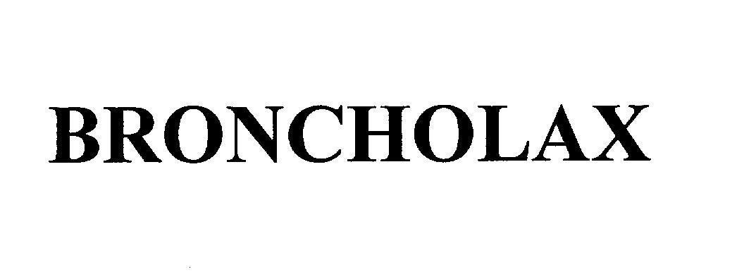 Mẫu nhãn hiệu BRONCHOLAX