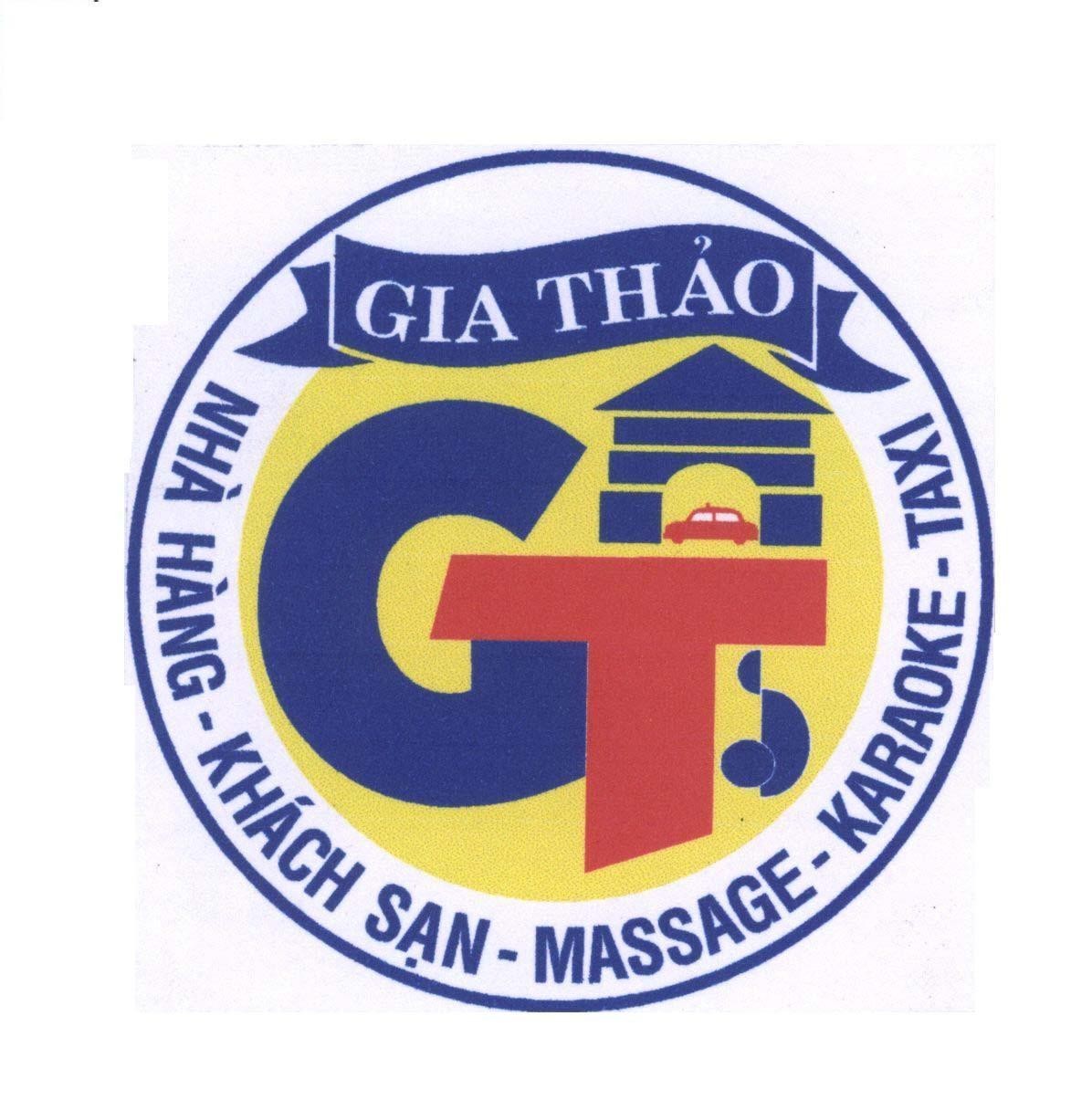 Mẫu nhãn hiệu GT Gia Thảo Nhà Hàng - Khách Sạn - MASSAGE - KARAOKE - TAXI