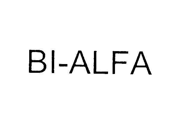 Mẫu nhãn hiệu BI-ALFA