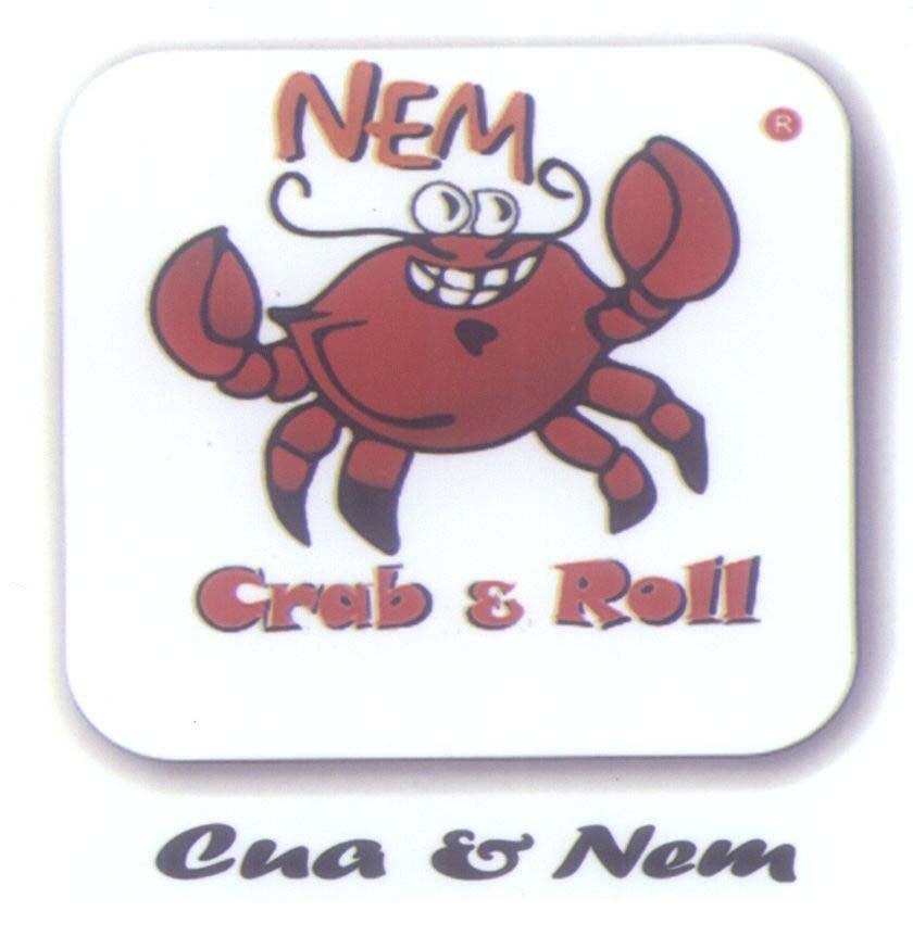 Mẫu nhãn hiệu NEM Crab & Roll Cua & Nem