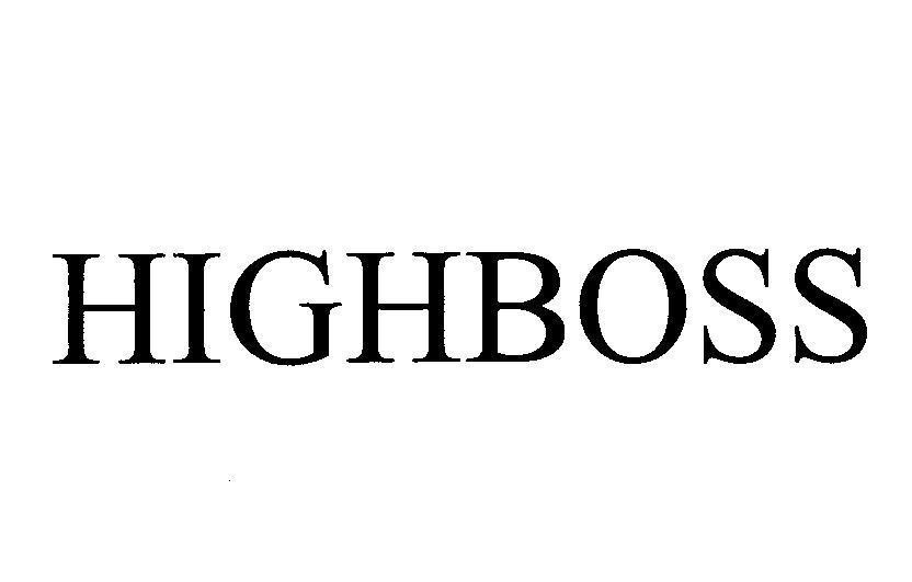 Mẫu nhãn hiệu HIGHBOSS