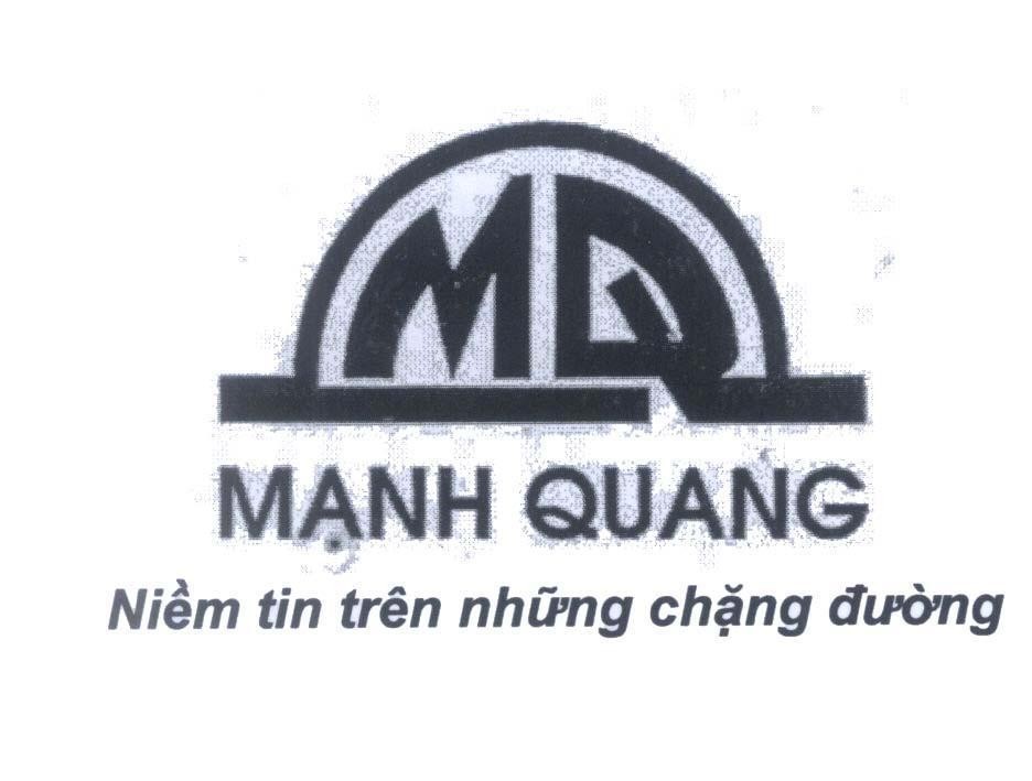 Mẫu nhãn hiệu MQ Mạnh Quang Niềm tin trên những chặng đường
