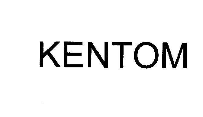 Mẫu nhãn hiệu KENTOM