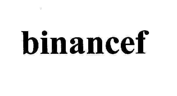 Mẫu nhãn hiệu binancef