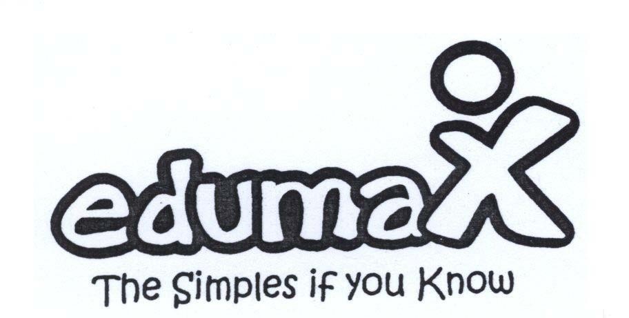 Mẫu nhãn hiệu edumaX The Simples if you know