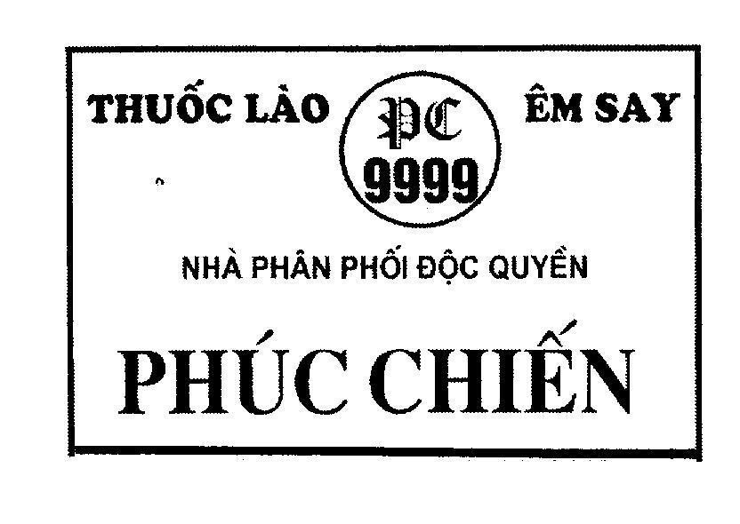 Mẫu nhãn hiệu Phúc Chiến PC 9999 Thuốc Lào Êm Say Nhà Phân Phối Độc Quyền