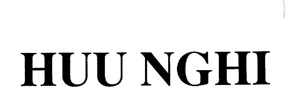 Mẫu nhãn hiệu HUU NGHI